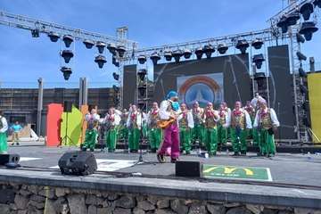 Carrera de Tacones del Carnaval de Telde 2023/TA e Ildefonso Rodríguez.